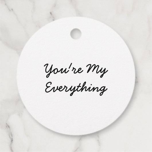 Du bist meine "Alles-Bagel-Frühstück-Liebe" Geschenkanhänger (Rückseite)