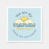 Du bist meine Baby-Babydusche Serviette (Vorderseite)