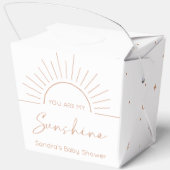 Du bist meine Baby-Dusche. Geschenkschachtel (Rückseite)
