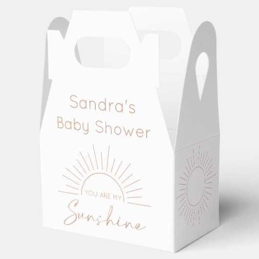 Du bist meine Baby-Dusche. Geschenkschachtel (Geöffnet)