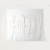 Du bist meine Baby-Dusche. Wandteppich (Vorderseite (Horizontal))