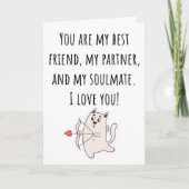 Du bist meine beste Valentintagskarte Karte (Vorderseite)