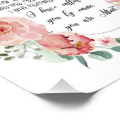 Du bist meine, Bibelverse, Schrift, Isaiah 43 Fotodruck (Ecke)