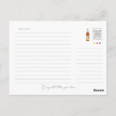 Du bist meine Bun-Bo-Karte Postkarte (Rückseite)