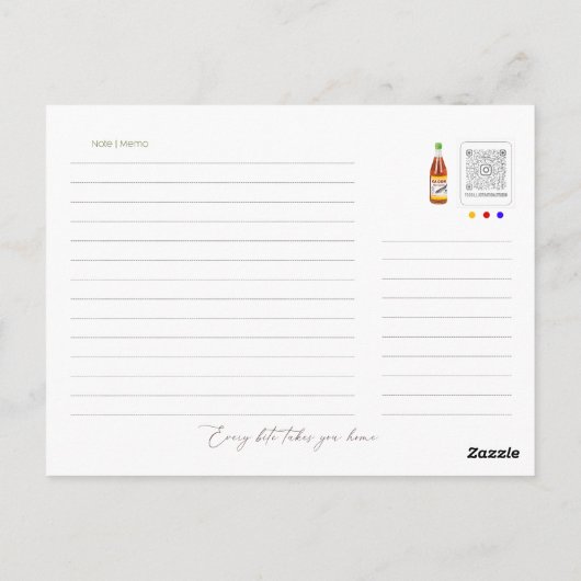 Du bist meine "ca phe sua daddy card" postkarte (Rückseite)