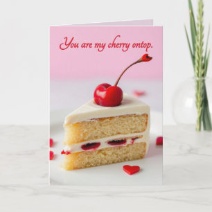 Du bist meine Cherry-on-top-Valentine-Tageskarte Feiertagskarte