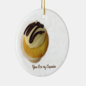 Du bist meine Cupcake Keramik Ornament (Rechts)