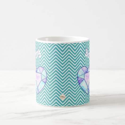 Du bist meine DIAMOND-Herzencoffee-Tasse Kaffeetasse (Mittel)