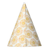 Du bist meine Geburtstagsparty mit Sonnenschein Partyhütchen (Rückseite)