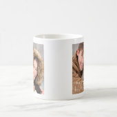 Du bist meine GLÜCKLICHKEIT (ein oder zwei Fotos) Kaffeetasse (Mittel)