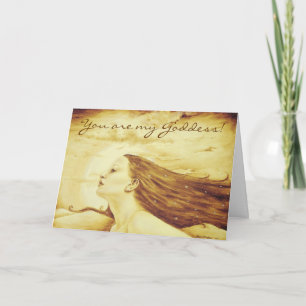 Du bist meine Göttin! Karte