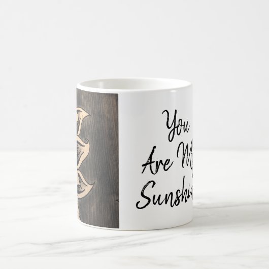 Du bist meine graue Sonnenblume-Tasse Kaffeetasse (Mittel)