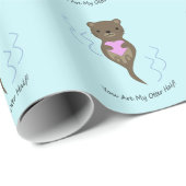 Du bist meine Hälfte Geschenkpapier (Rolleneckpunkt)