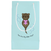 Du bist meine Hälfte Kleine Geschenktüte (Vorderseite)