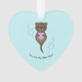 Du bist meine Hälfte Ornament (Vorderseite)
