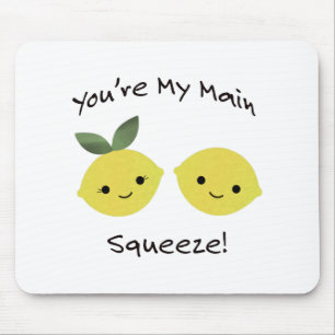 Du bist meine Haupt-Squeeze-Zitrone Mousepad