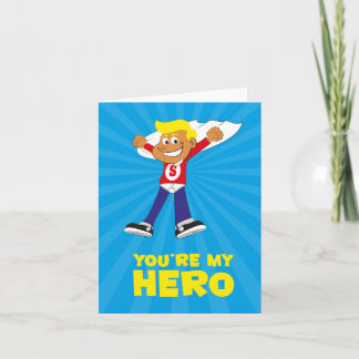 Du bist meine Heldenkarte Karte