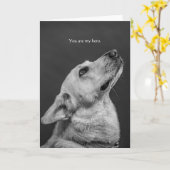 Du bist meine Heldenkarte Karte (Gelbe Blume)