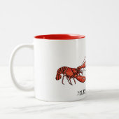 Du bist meine Hummer-Liebe Romance VDay Red Tasse (Links)