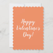 Du bist meine Hummer-Valentinorange Einladung (Rückseite)