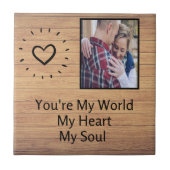 Du bist meine Keramik Fliese (Vorderseite)