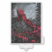 Du bist meine Königin, jetzt und immer Aufkleber (Vorderseite)