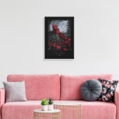 Du bist meine Königin, jetzt und immer Leinwanddruck (Insitu (Wohnzimmer))