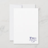 Du bist meine Liebe Dankeskarte (Rückseite)