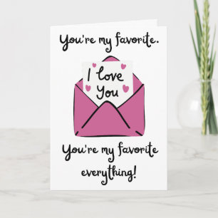 Du bist meine Lieblingsliebe alles geklappt Karte