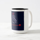 "Du bist meine Lieblingsperson" Keramik Tasse (VorderseiteRechts)