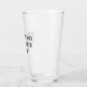 Du bist meine liebste TASSE! Glas (Links)