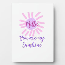 Du bist meine lila Rosa Pastellsonne.