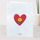 Du bist meine Lobster - Funny 8 Year Anniversary C Karte (Rückseite)