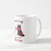 Du bist meine Meow-immer-Valentine-Cat-Tasse Kaffeetasse (VorderseiteRechts)