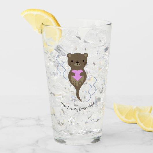 Du bist meine Otter. Glas (Vorderseite Ice)