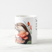 Du bist meine Otter Half Otter, die Valentine küss Kaffeetasse (Mittel)