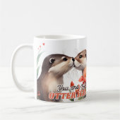 Du bist meine Otter Half Otter, die Valentine küss Kaffeetasse (Links)