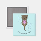 Du bist meine Otter. Magnet (Vorderseite/Rückseite)