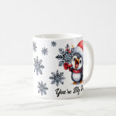 Du bist meine Penguin Weihnachten-Tasse Kaffeetasse (VorderseiteRechts)