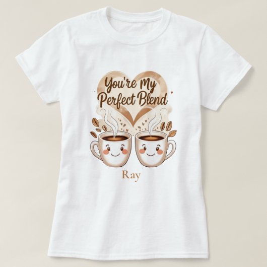 Du bist meine perfekte Mischung T-Shirt (Design vorne)