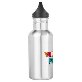 Du bist meine Person Edelstahlflasche (Links)