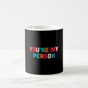 Du bist meine Person Kaffeetasse