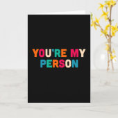 Du bist meine Person Karte (Gelbe Blume)