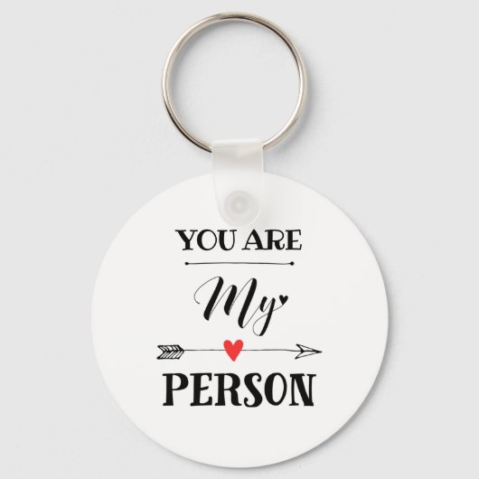 Du bist meine Person Schlüsselanhänger (Vorderseite)