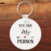 Du bist meine Person Schlüsselanhänger (Vorderseite)