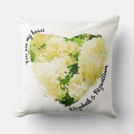 Du bist meine Personalisierte Hydrangeas-Hochzeit Kissen