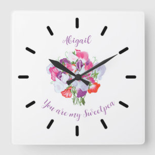 Du bist meine Personalisierte Maueruhr Quadratische Wanduhr