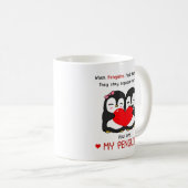Du bist meine Pinguin Coffee Tasse Valentinstag (VorderseiteRechts)