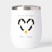 Du bist meine Pinguin-Liebe (Rückseite)