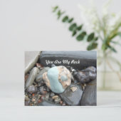 Du bist meine Rock 1 Postkarte (Stehend Vorderseite)